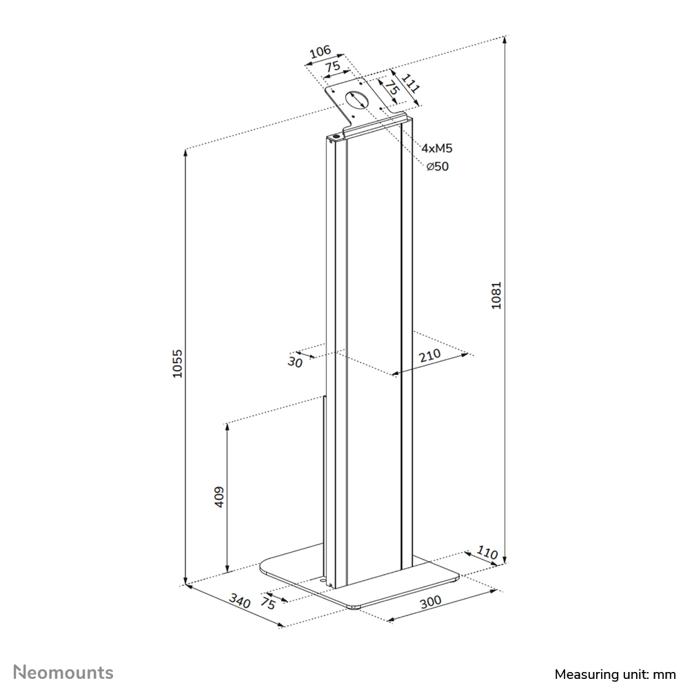 FL15-628BL1 TABLET FLOOR STAND thumbnail