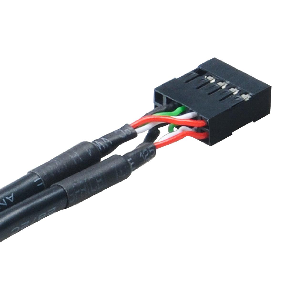 USB 3.0 to USB 2.0 Cable AK-CBUB19-10BK thumbnail