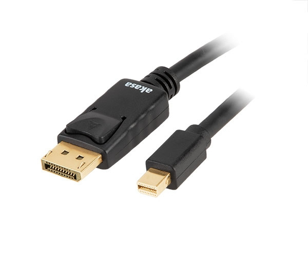 Akasa AK-CBDP22-20BK DisplayPort cable 2 m Mini DisplayPort Black thumbnail