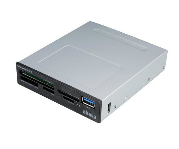 USB 3.0 Multi Card Reader, Supports CF/MS/SD/MicroSD UHS-II Cards, 3.5