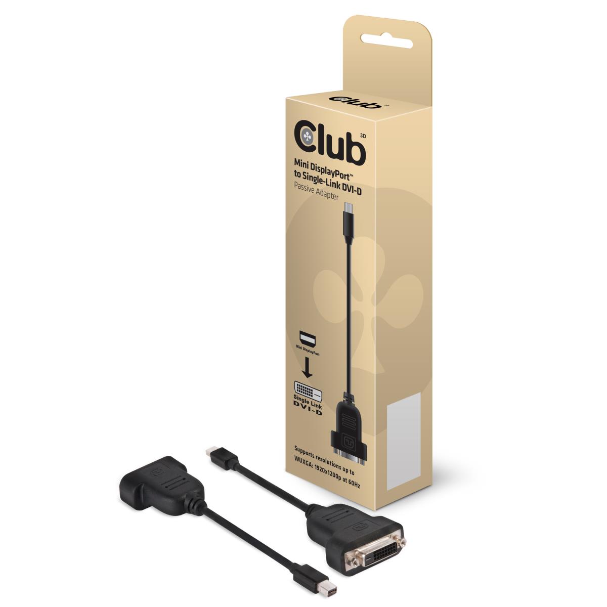 EU Product - mini-DisplayPort auf DVI-D Single Link passiv - Adapter - Digital/Display/Video thumbnail
