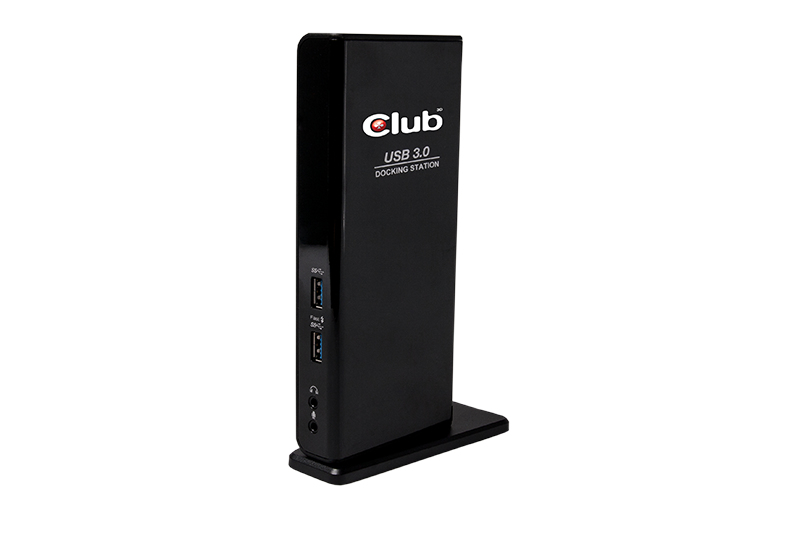 EU Product - USB 3.0 Dual Display Docking Station - Schwarz-Klavierlack thumbnail