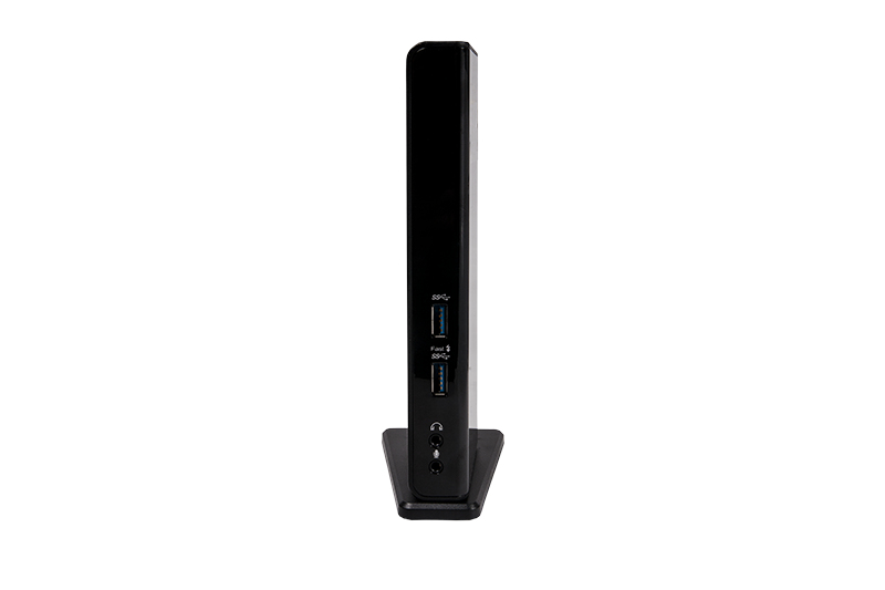 EU Product - USB 3.0 Dual Display Docking Station - Schwarz-Klavierlack thumbnail