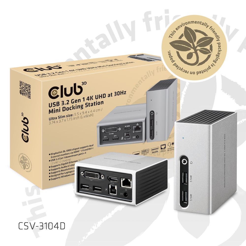 EU Product - USB3 4K Mini Docking Station thumbnail