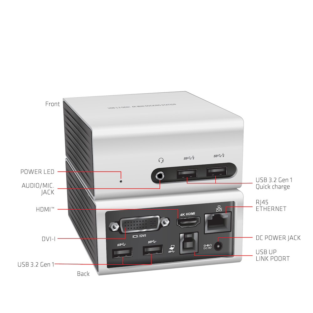 EU Product - USB3 4K Mini Docking Station thumbnail