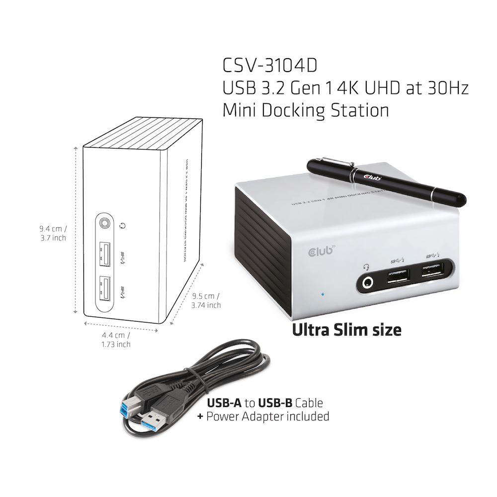 EU Product - USB3 4K Mini Docking Station thumbnail
