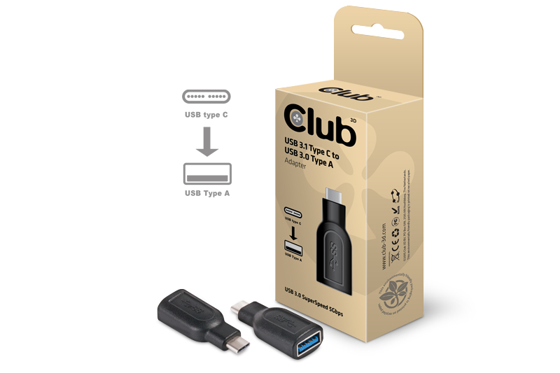 EU Product - USB 3.1 Typ C auf 3.0 A Adapter - Adapter - Digital thumbnail