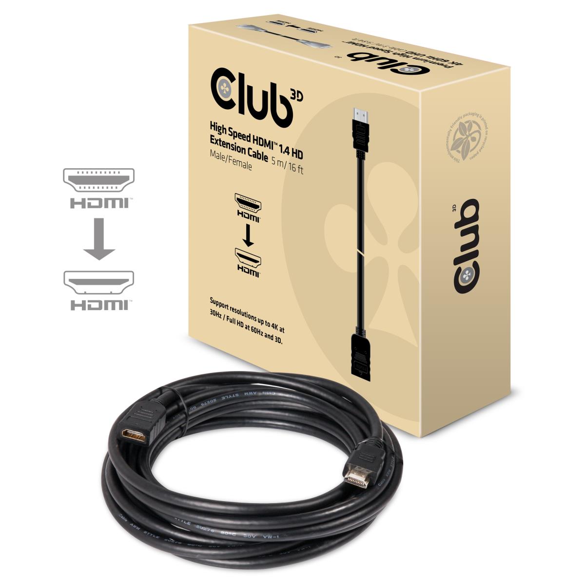 EU Product - HDMI-Verlngerungskabel - HDMI m - Cable - Digital/Display/Video thumbnail