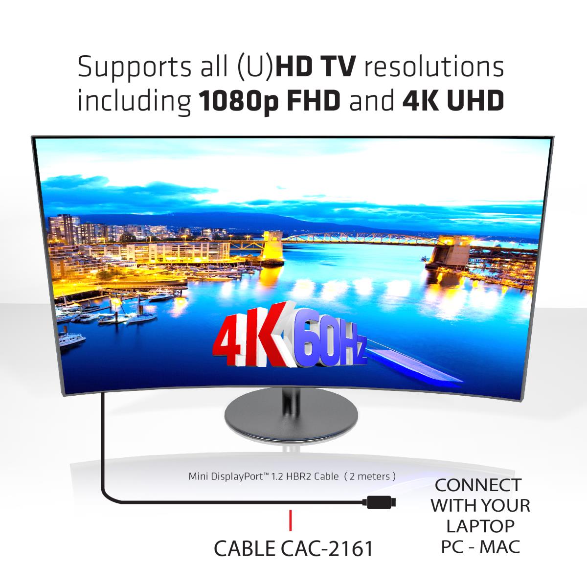 EU Product - Kabel Mini HBR2 Mini-DisplayPort - Mini-DisplayPort - Cable - Digital/Display/Video thumbnail