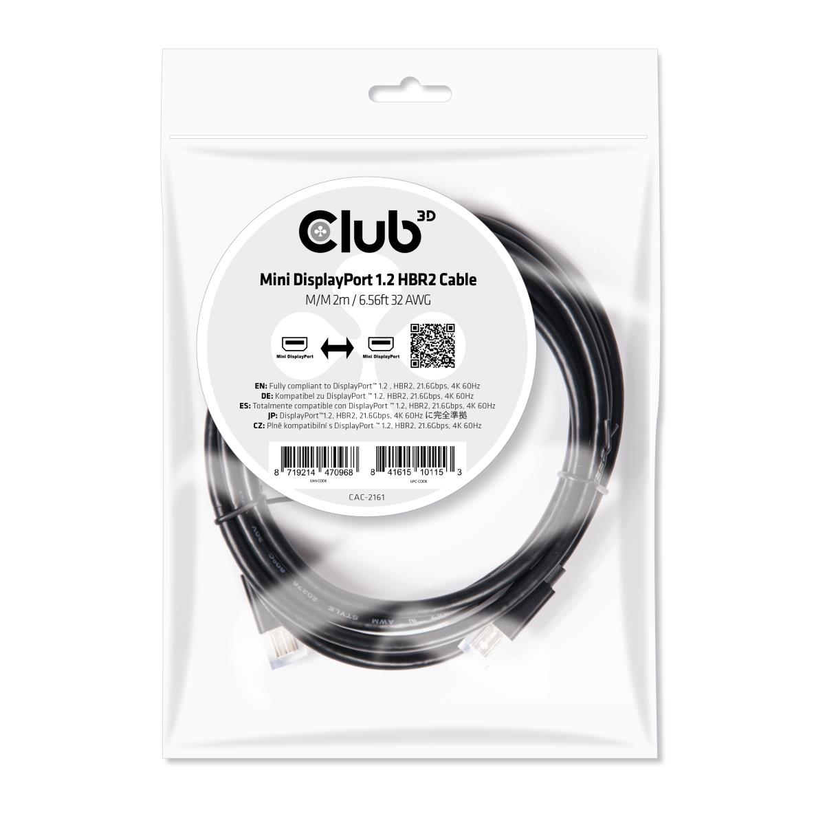 EU Product - Kabel Mini HBR2 Mini-DisplayPort - Mini-DisplayPort - Cable - Digital/Display/Video thumbnail