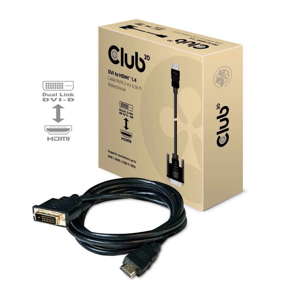 EU Product - Kabel DVI<-> HDMI 1.4 - Cable - Digital/Display/Video thumbnail