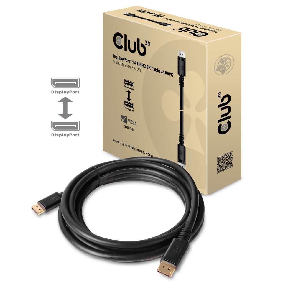 EU Product - Kabel DisplayPort 1.4 - 1.4 Hbr3 8K - Cable - Digital/Display/Video thumbnail