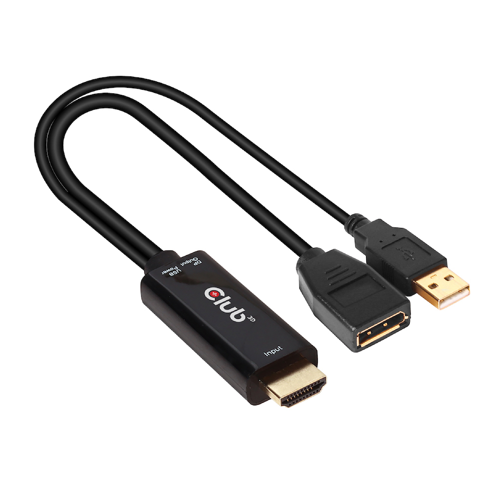 EU Product - Adapter Hdmi> DisplayPort 1.2** 4K60Hz - Adapter - Digital/Display/Video thumbnail