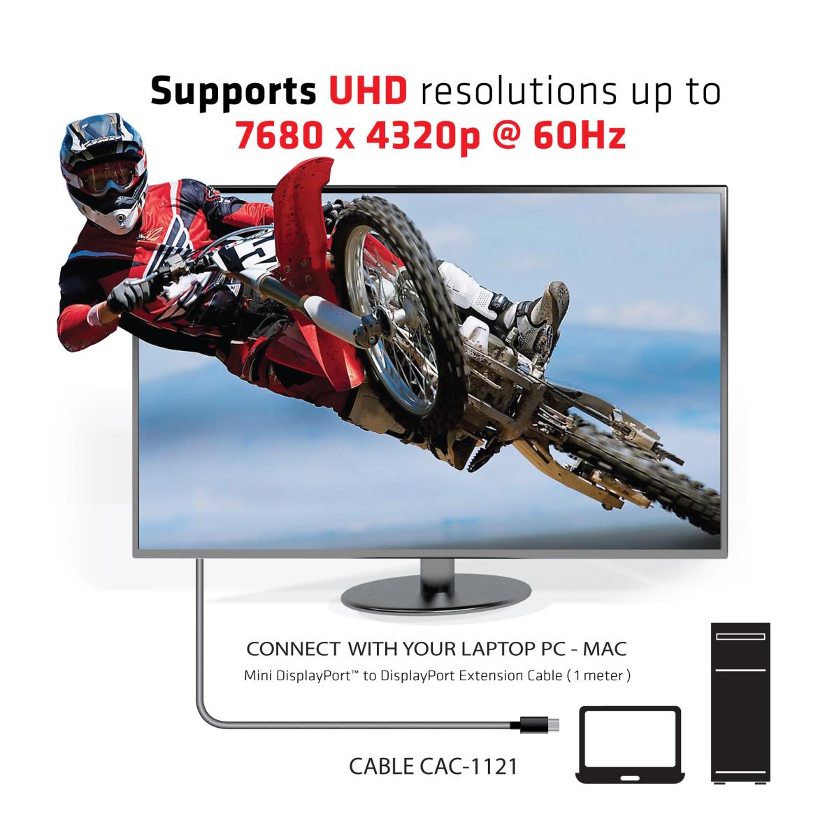 EU Product - DisplayPort-Verlngerungskabel - Mini DisplayPort m - Cable - Digital/Display/Video thumbnail