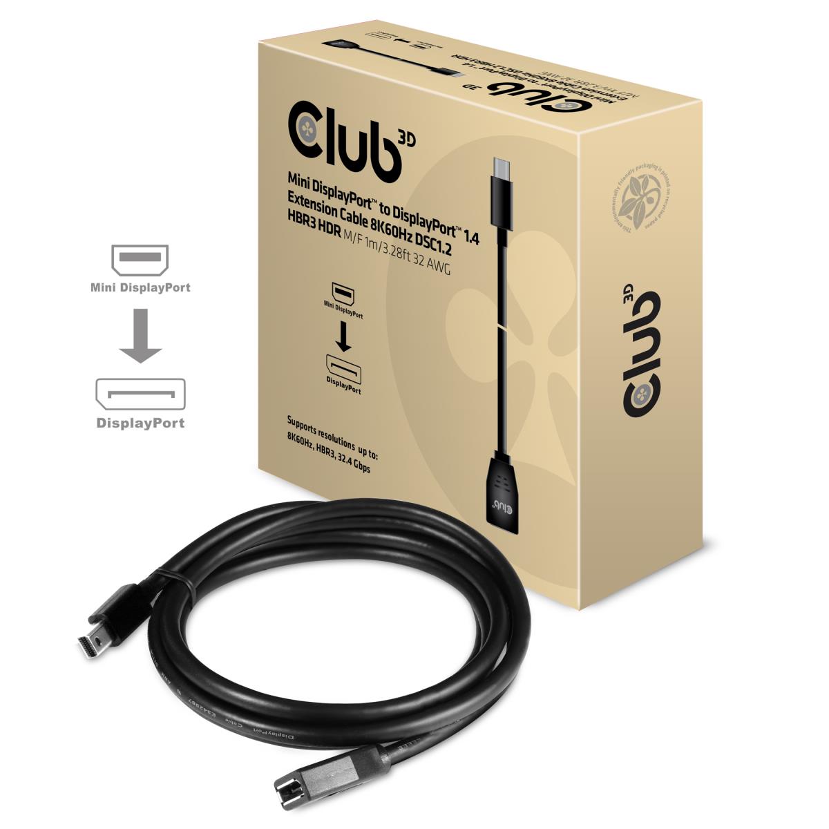 EU Product - DisplayPort-Verlngerungskabel - Mini DisplayPort m - Cable - Digital/Display/Video thumbnail