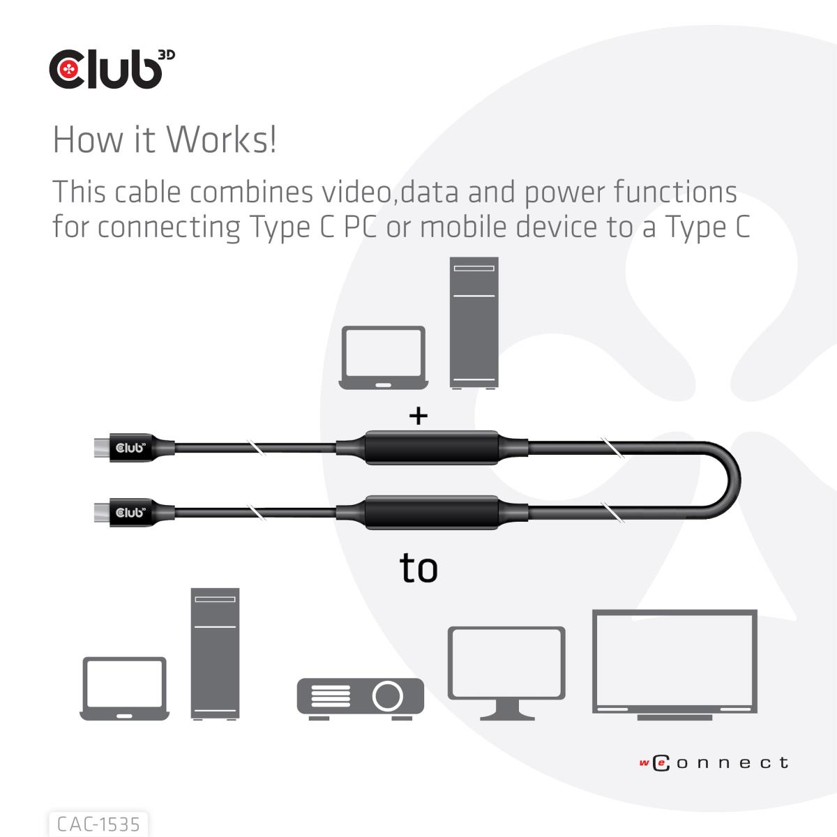 EU Product - Kabel USB 3.2 Typ C aktiv St/St - Cable - Digital thumbnail