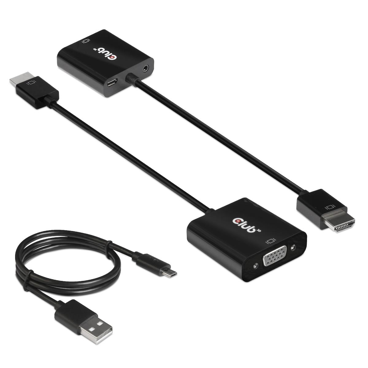 EU Product - Adapter Hdmi> Vga* - Adapter - Audio/Multimedia thumbnail