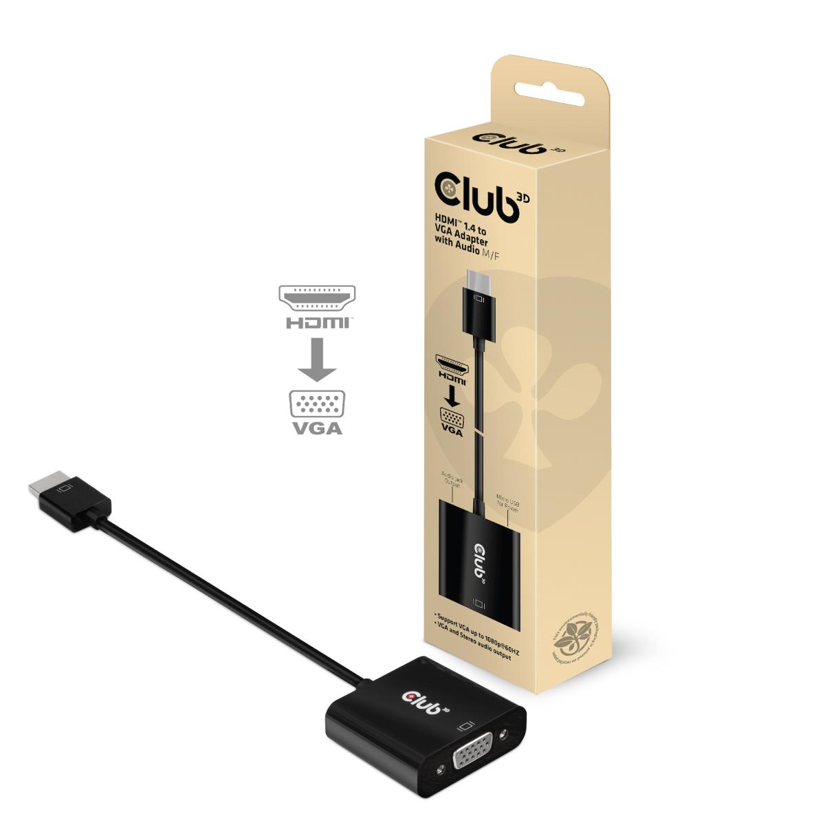 EU Product - Adapter Hdmi> Vga* - Adapter - Audio/Multimedia thumbnail
