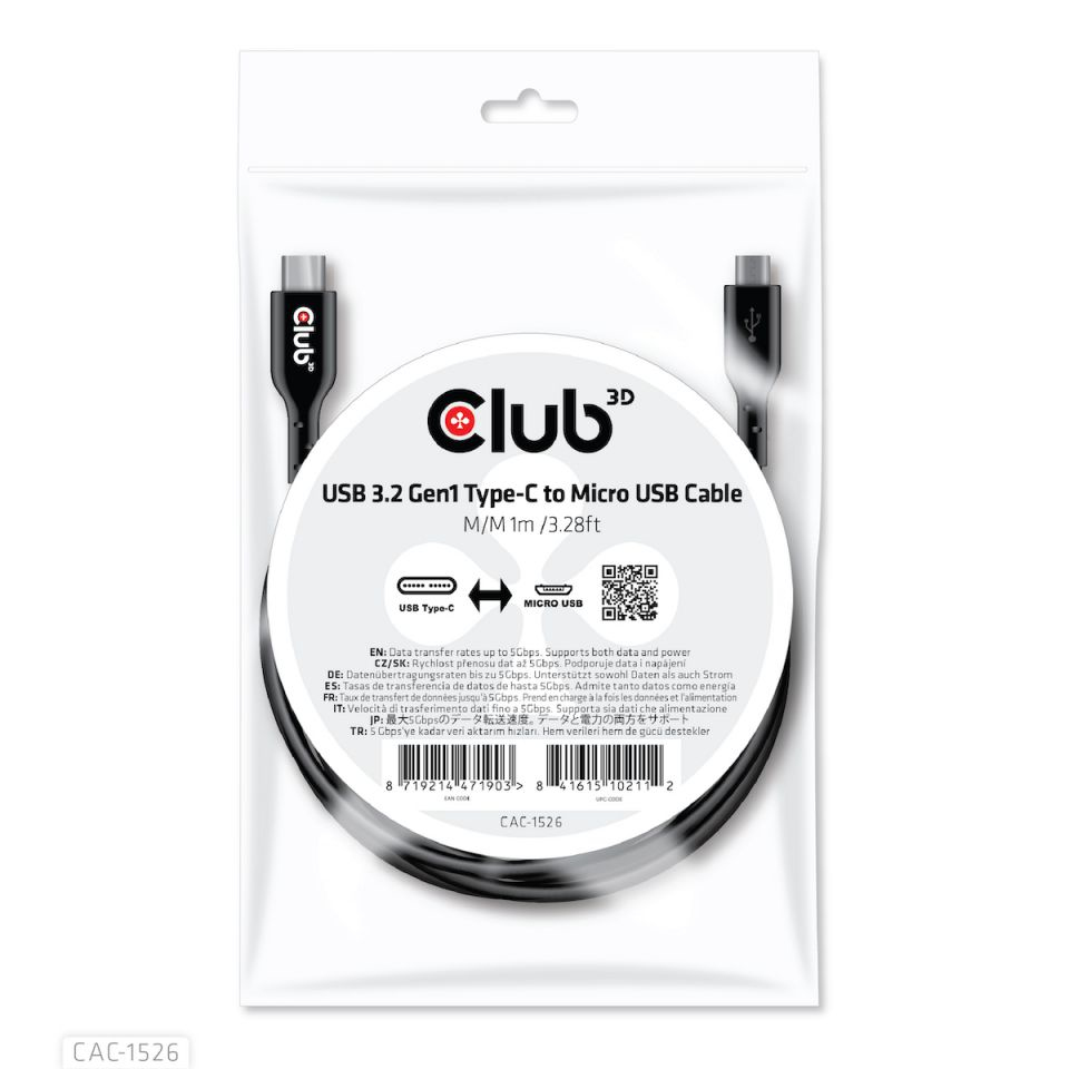 EU Product - Kabel Usb 3.2 Typ C<> Micro - Cable - Digital thumbnail