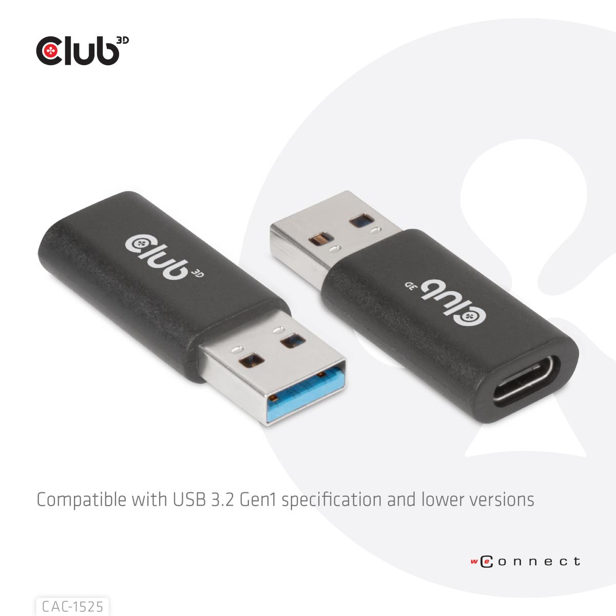 EU Product - Adapter Usb 3.2 Typ A<> 3.2 C St/Bu - Adapter - Digital thumbnail