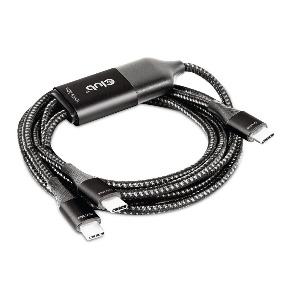 EU Product - Ladekabel Usb Typ C> 2x 100W St/St retail - Cable - Digital thumbnail