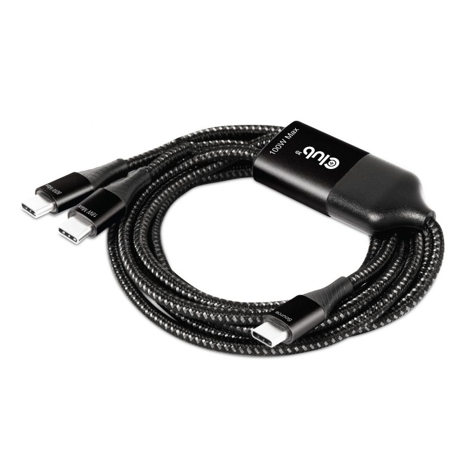 EU Product - Ladekabel Usb Typ C> 2x 100W St/St retail - Cable - Digital thumbnail
