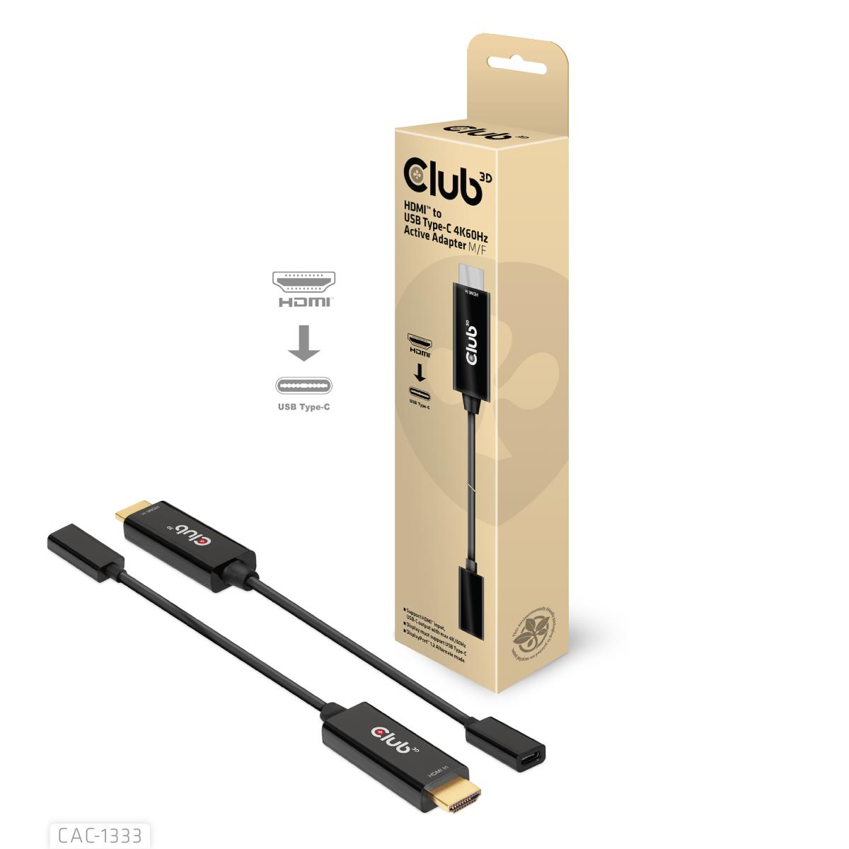 EU Product - Adapter Hdmi> Usb C** 4K60Hz aktiv - Adapter - Digital thumbnail
