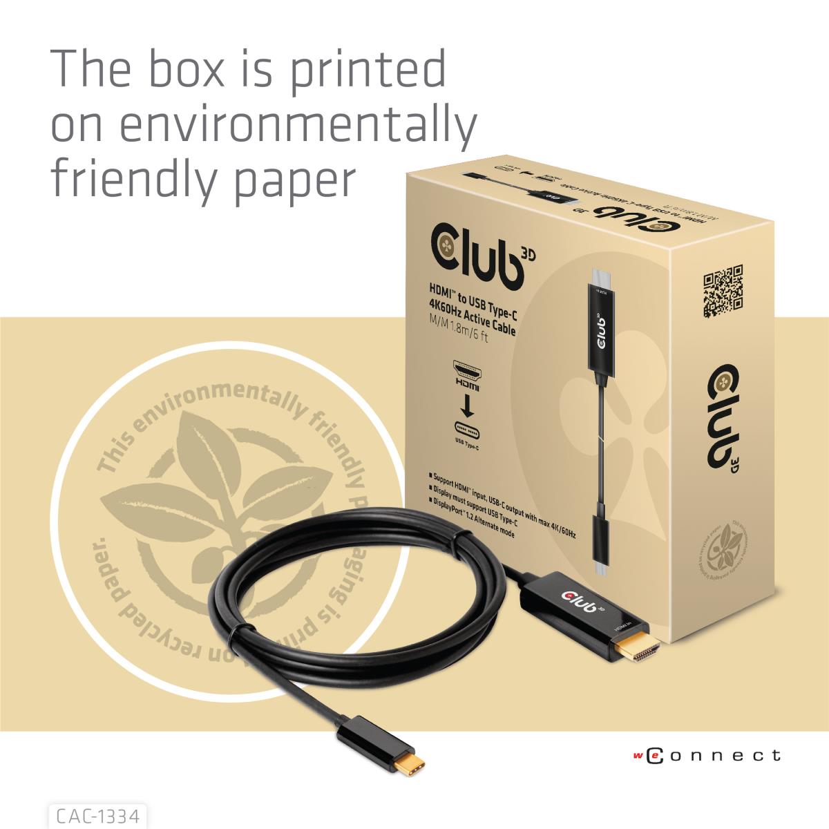 EU Product - Kabel Video Hdmi> Usb Typ C 4K60Hz St/St* - Cable - Digital thumbnail