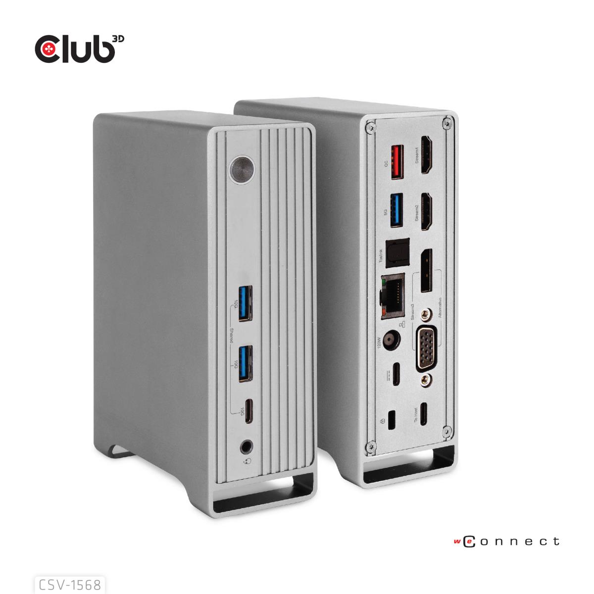 EU Product - Dockingstation - Usb Typ C Triple Docking Station*schwarz* thumbnail