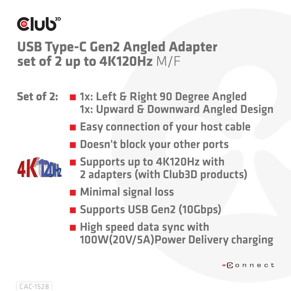 EU Product - Usb 3.2 Gen 1 Typ C - gewinkelte Adapter - Adapter - Digital thumbnail