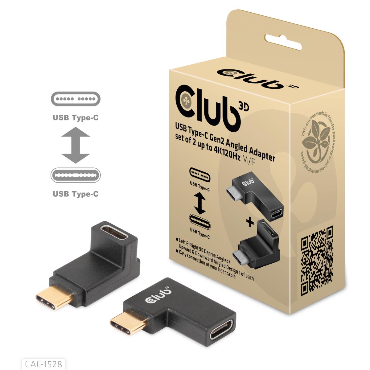 EU Product - Usb 3.2 Gen 1 Typ C - gewinkelte Adapter - Adapter - Digital thumbnail
