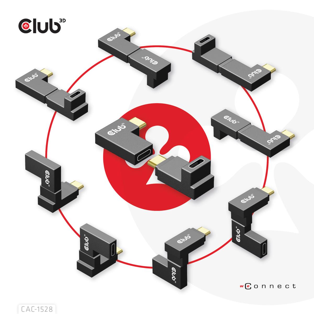 EU Product - Usb 3.2 Gen 1 Typ C - gewinkelte Adapter - Adapter - Digital thumbnail