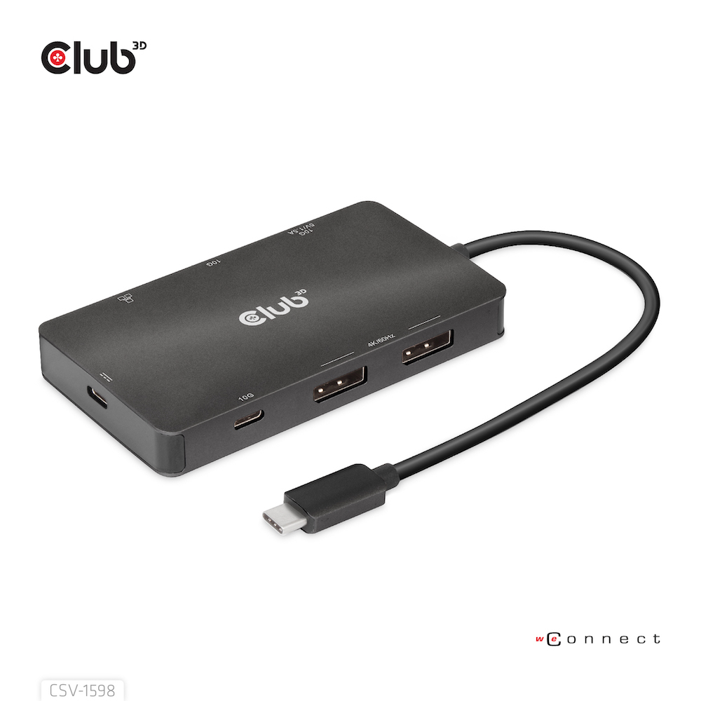 EU Product - Dockingstation - Usb Typ C Dual DisplayPort*schwarz* thumbnail