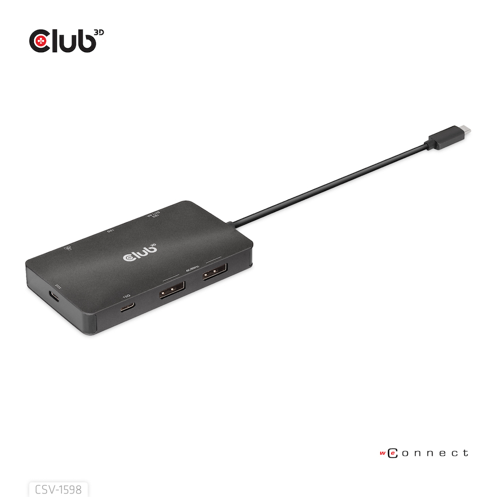 EU Product - Dockingstation - Usb Typ C Dual DisplayPort*schwarz* thumbnail