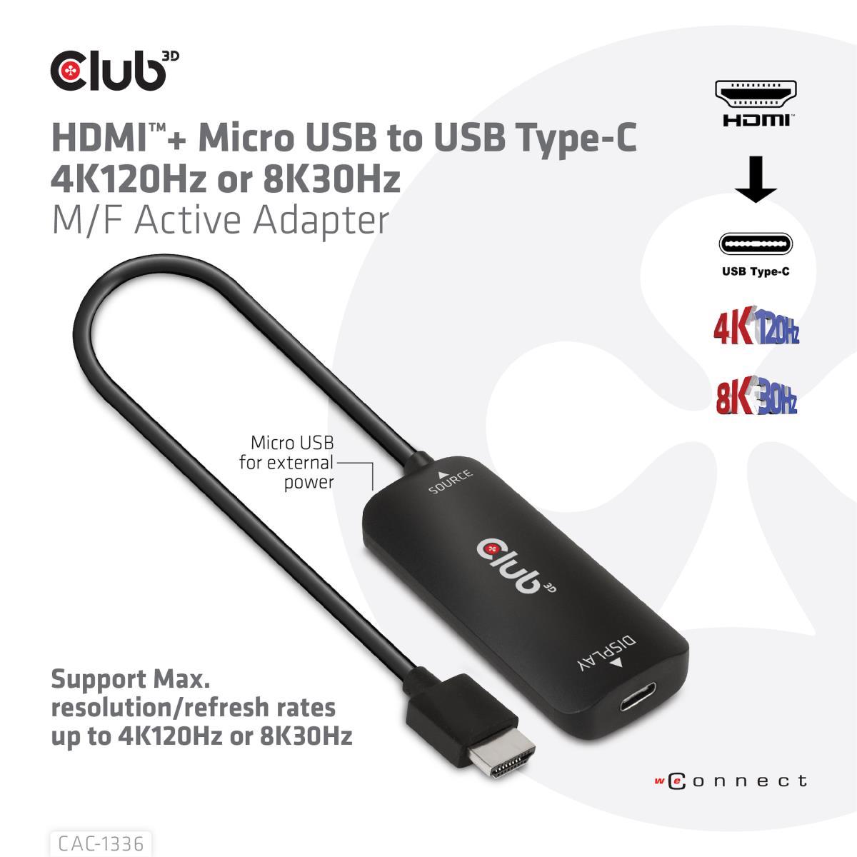 EU Product - Adapter Hdmi> Usb C** 4K120Hz aktiv - Adapter - Digital thumbnail