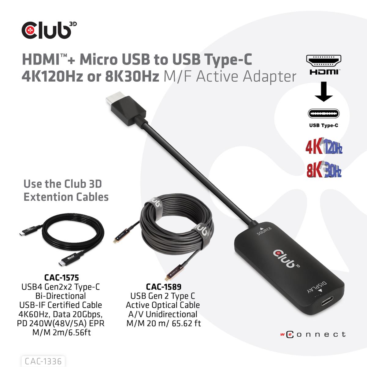 EU Product - Adapter Hdmi> Usb C** 4K120Hz aktiv - Adapter - Digital thumbnail