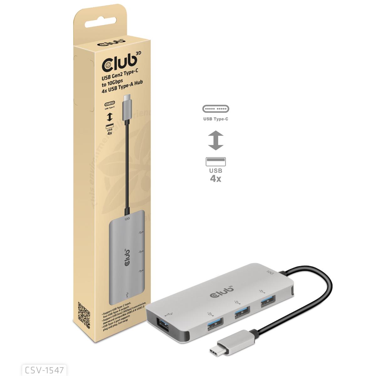EU Product - CSV-1547 - Hub - 4 x Usb 3.1 Gen 2 thumbnail