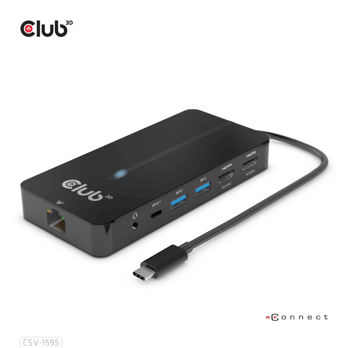 EU Product - Usb Gen 1 Typ-C 7in1 Hub 2x Hdmi Gen1 Typ-A 1x RJ45 100 thumbnail