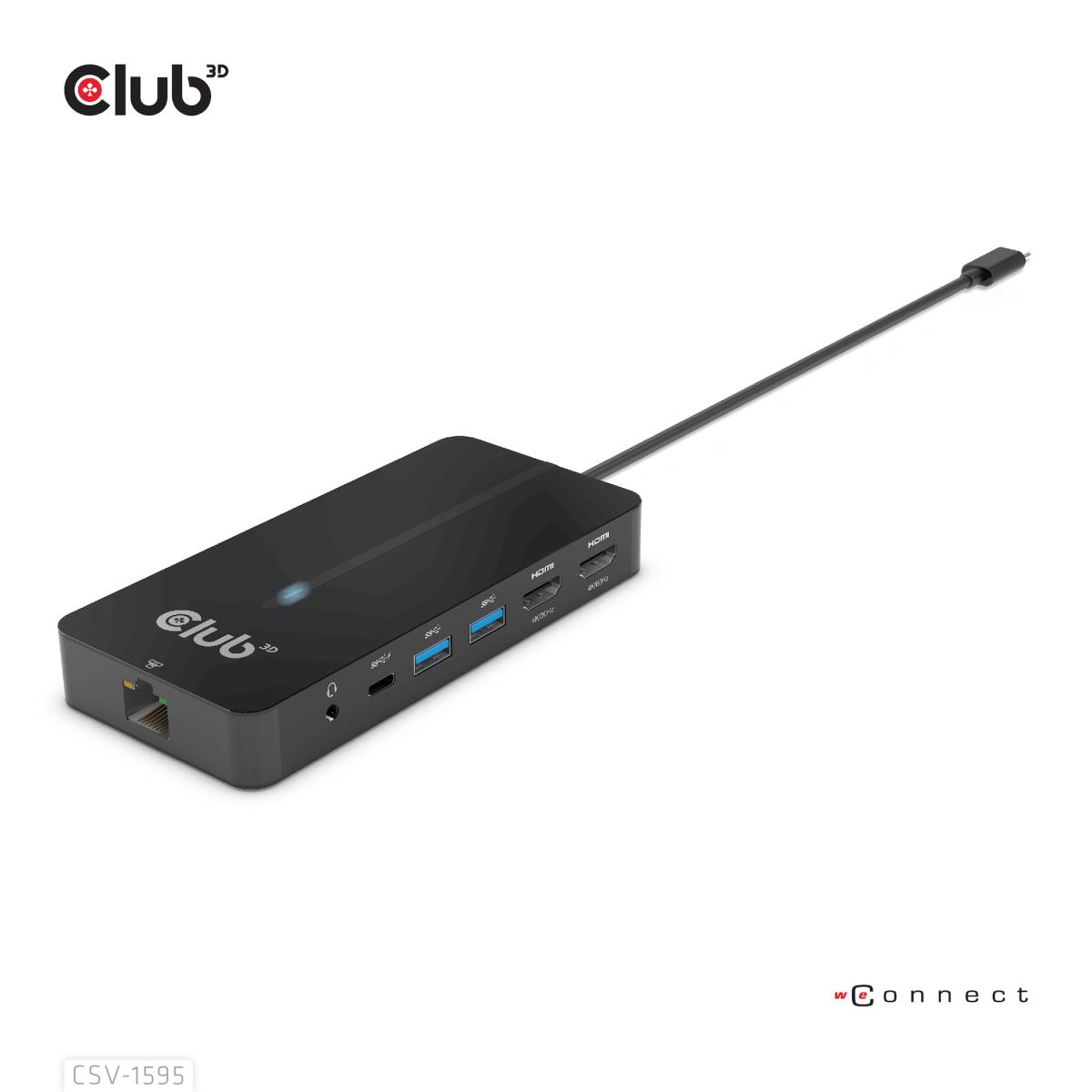 EU Product - Usb Gen 1 Typ-C 7in1 Hub 2x Hdmi Gen1 Typ-A 1x RJ45 100 thumbnail