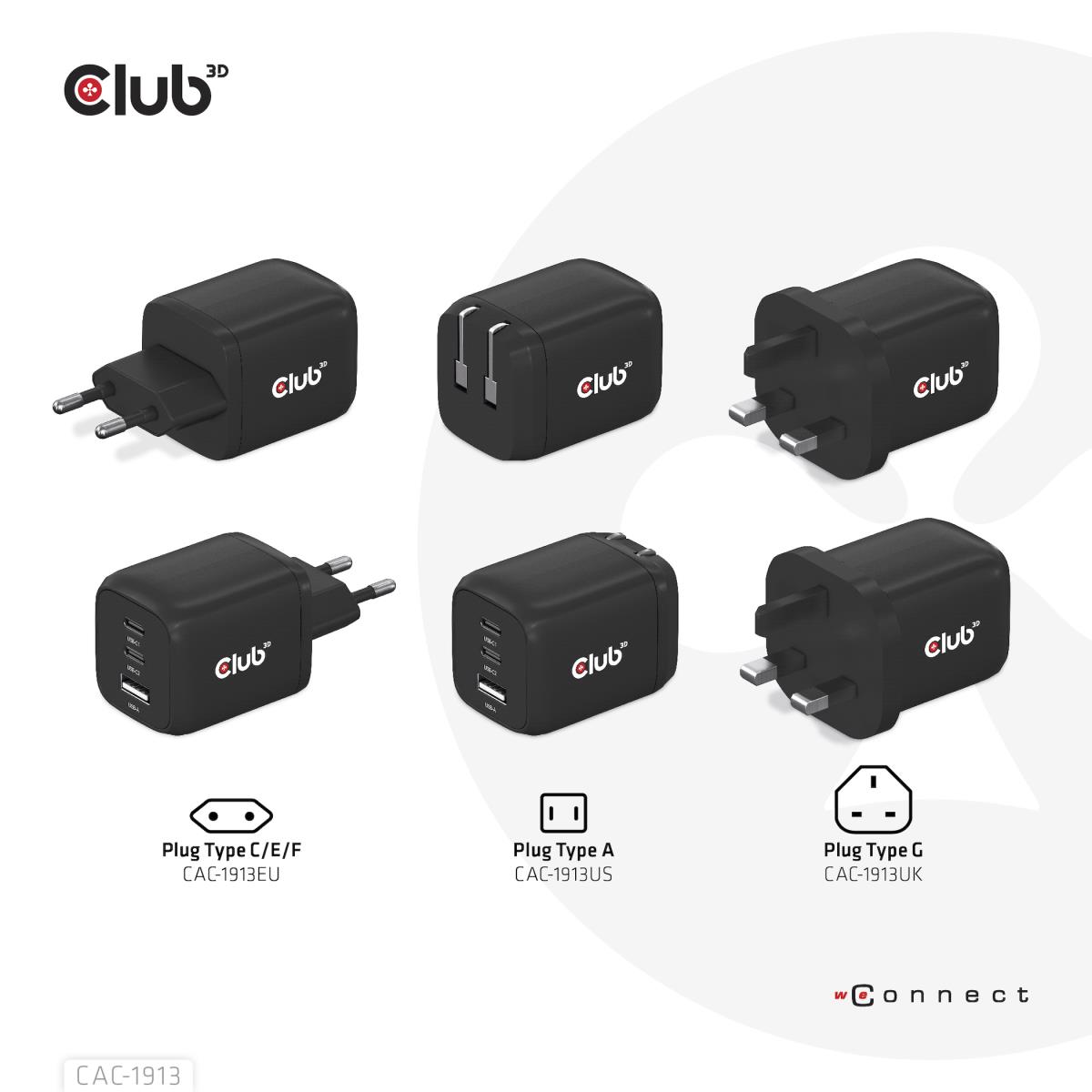 EU Product - Ladegert 2xUSB Typ C 1xUSB A PD 65W GaN retail thumbnail