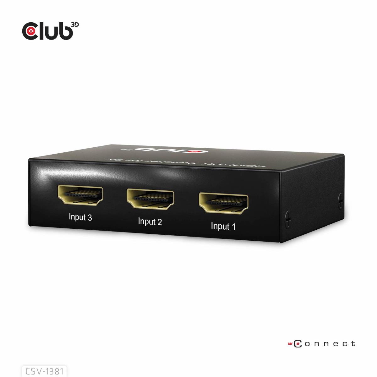 EU Product - 3 to 1 Hdmi 8K60Hz Switch - Digital/Display/Video - 2 m thumbnail