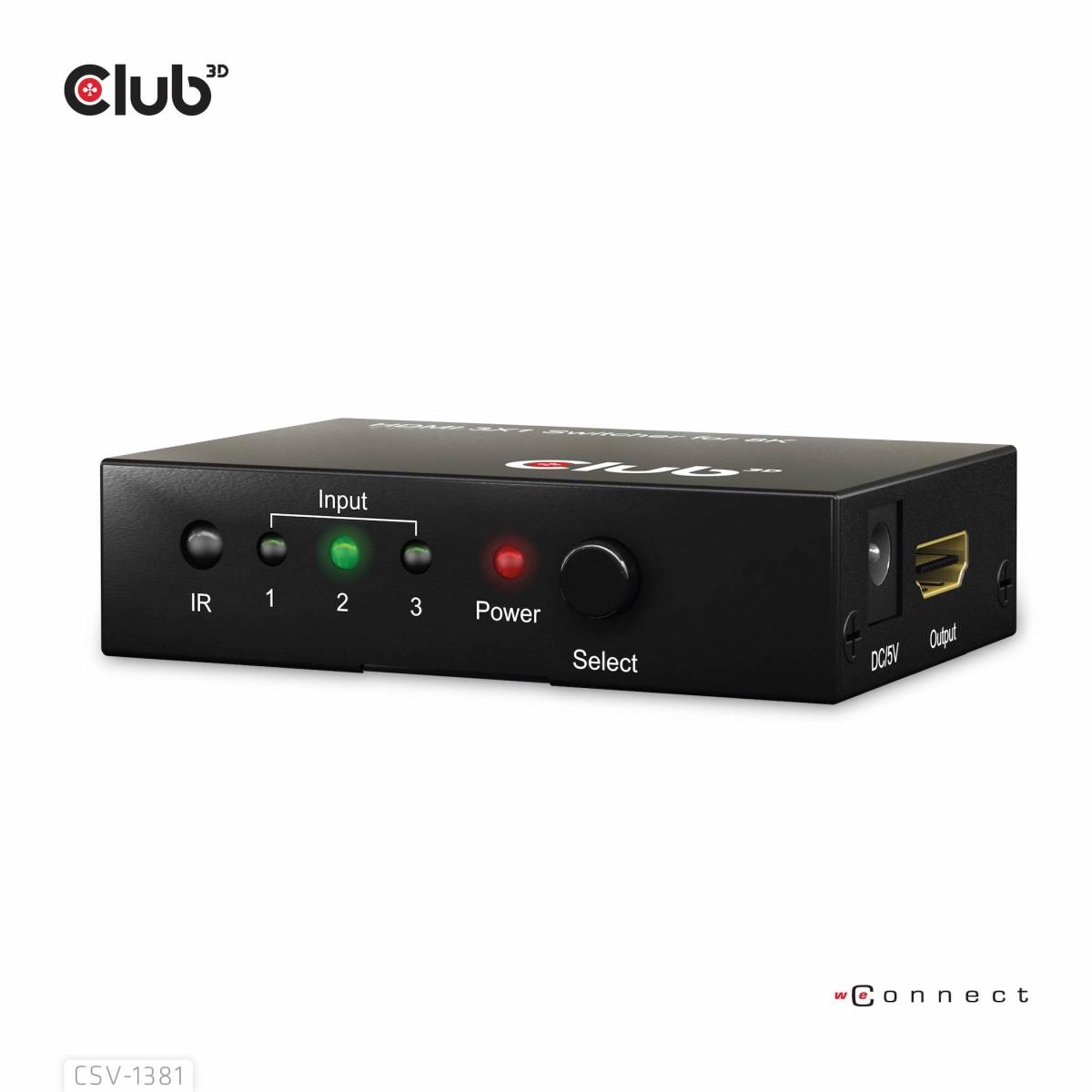 EU Product - 3 to 1 Hdmi 8K60Hz Switch - Digital/Display/Video - 2 m thumbnail