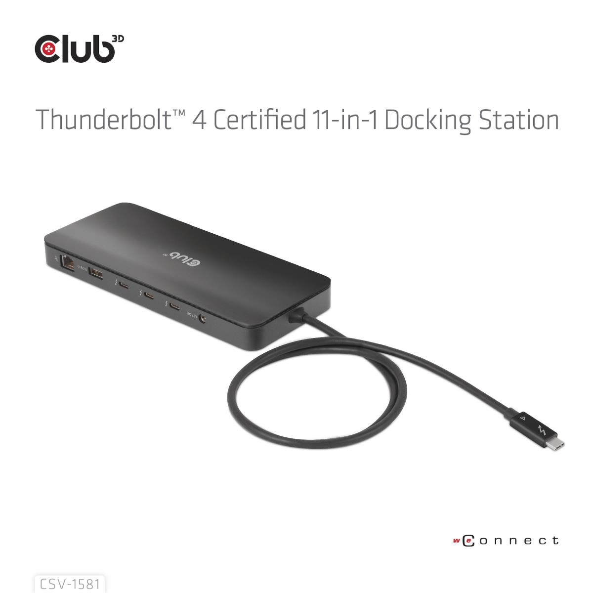 EU Product - Dockingstation Thunderbolt 4 11-in-1 zert. 40Gbps 8K30hz/4K60Hz thumbnail