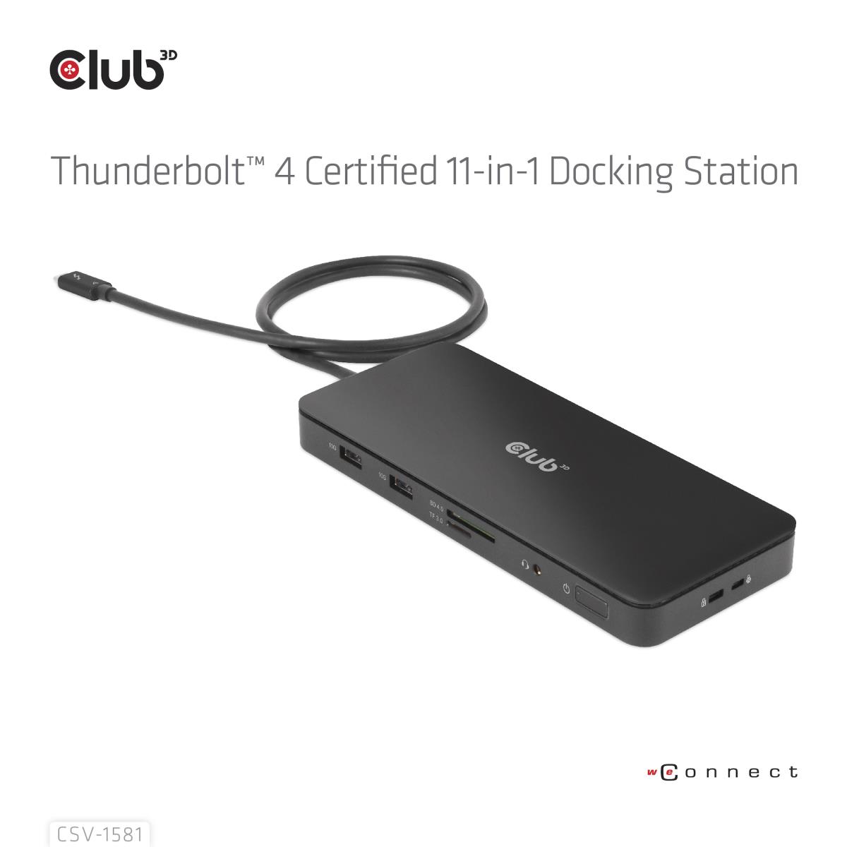 EU Product - Dockingstation Thunderbolt 4 11-in-1 zert. 40Gbps 8K30hz/4K60Hz thumbnail