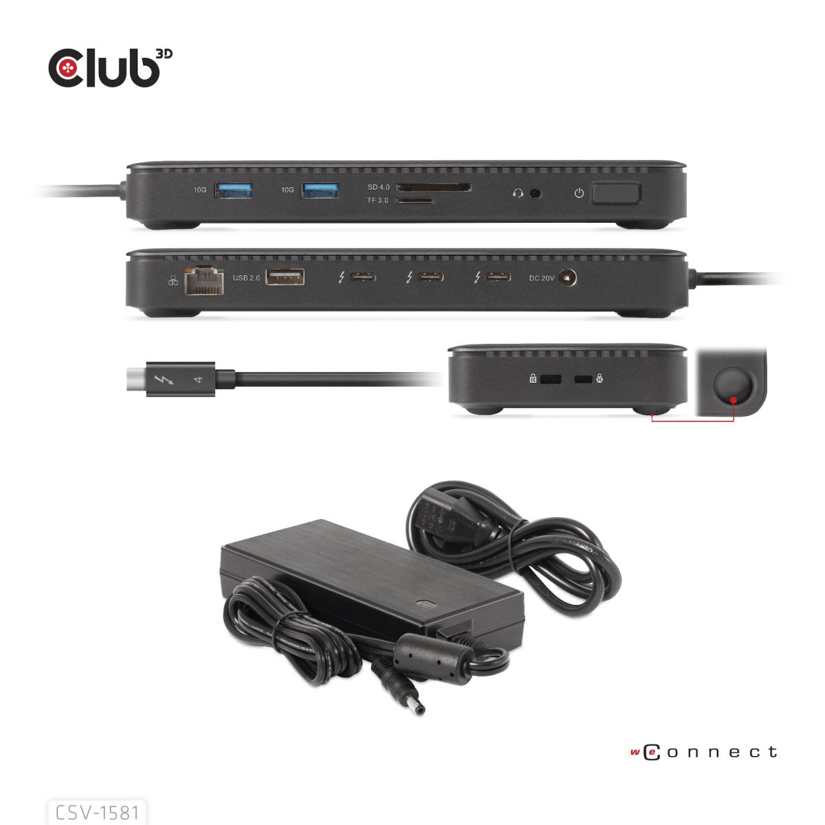 EU Product - Dockingstation Thunderbolt 4 11-in-1 zert. 40Gbps 8K30hz/4K60Hz thumbnail