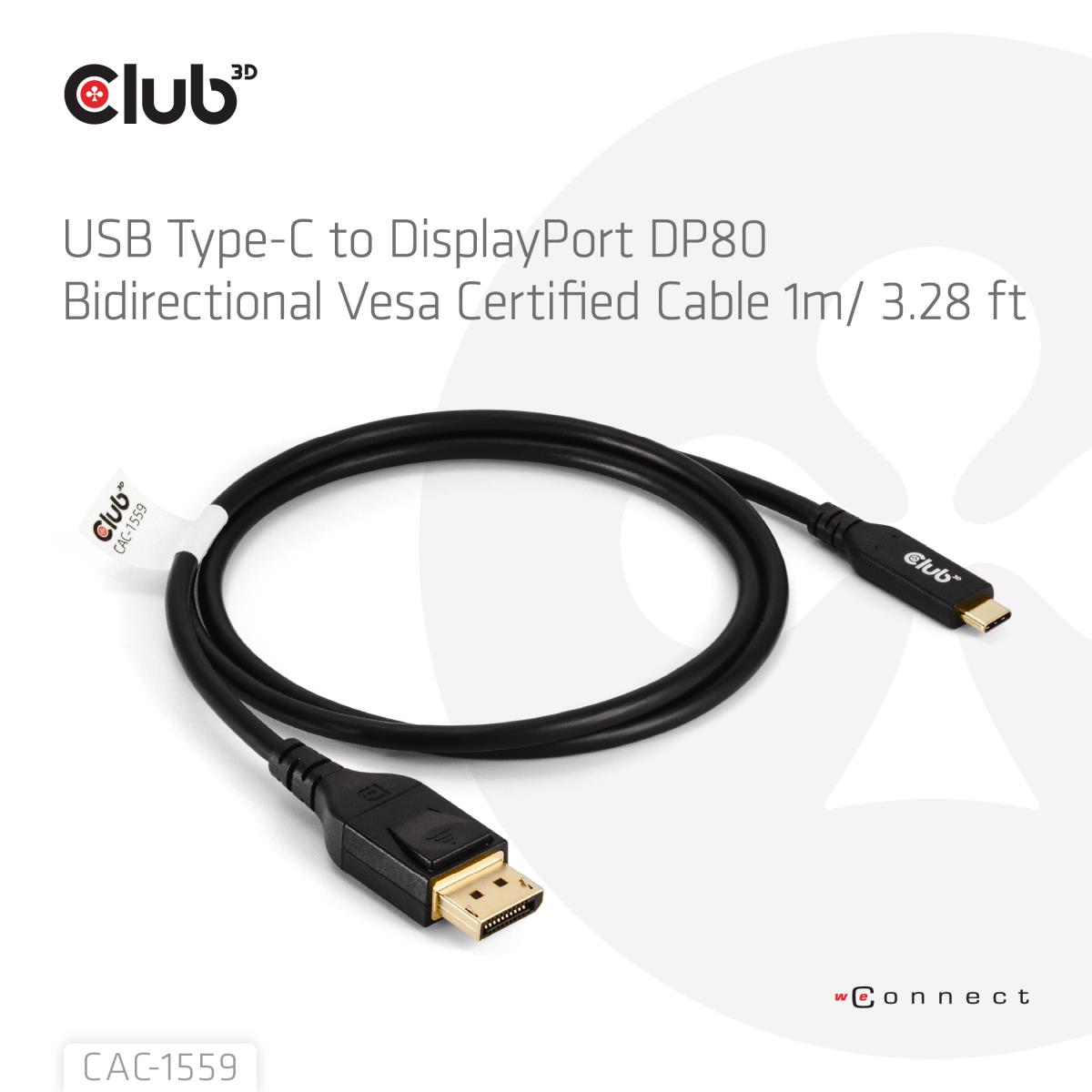 EU Product - Kabel USB Typ C St> DisplayPort 2.1 - Cable - Digital thumbnail