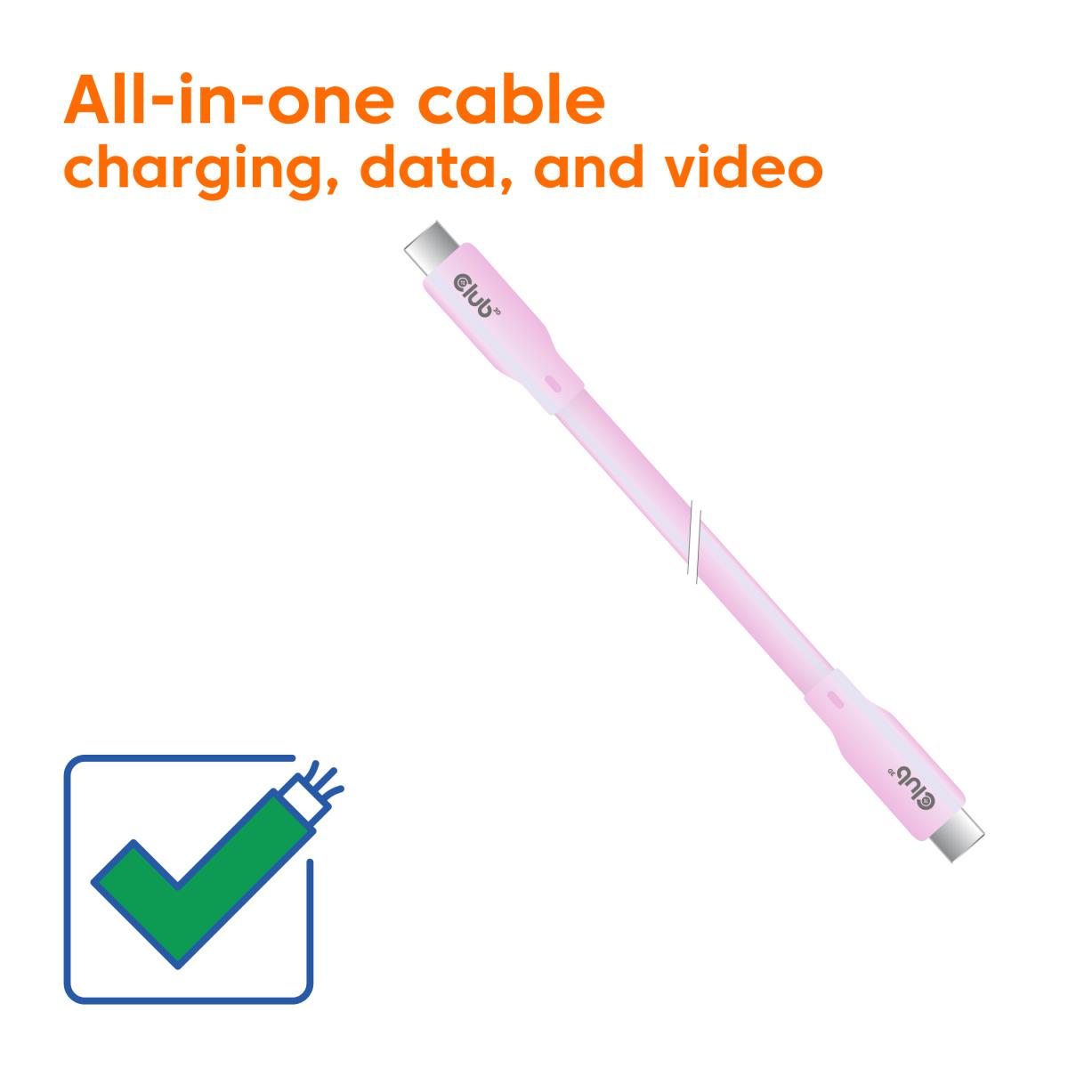 EU Product - Lifestyle Usb-C Kabel PD 240W 20Gbps - Cable - Digital thumbnail