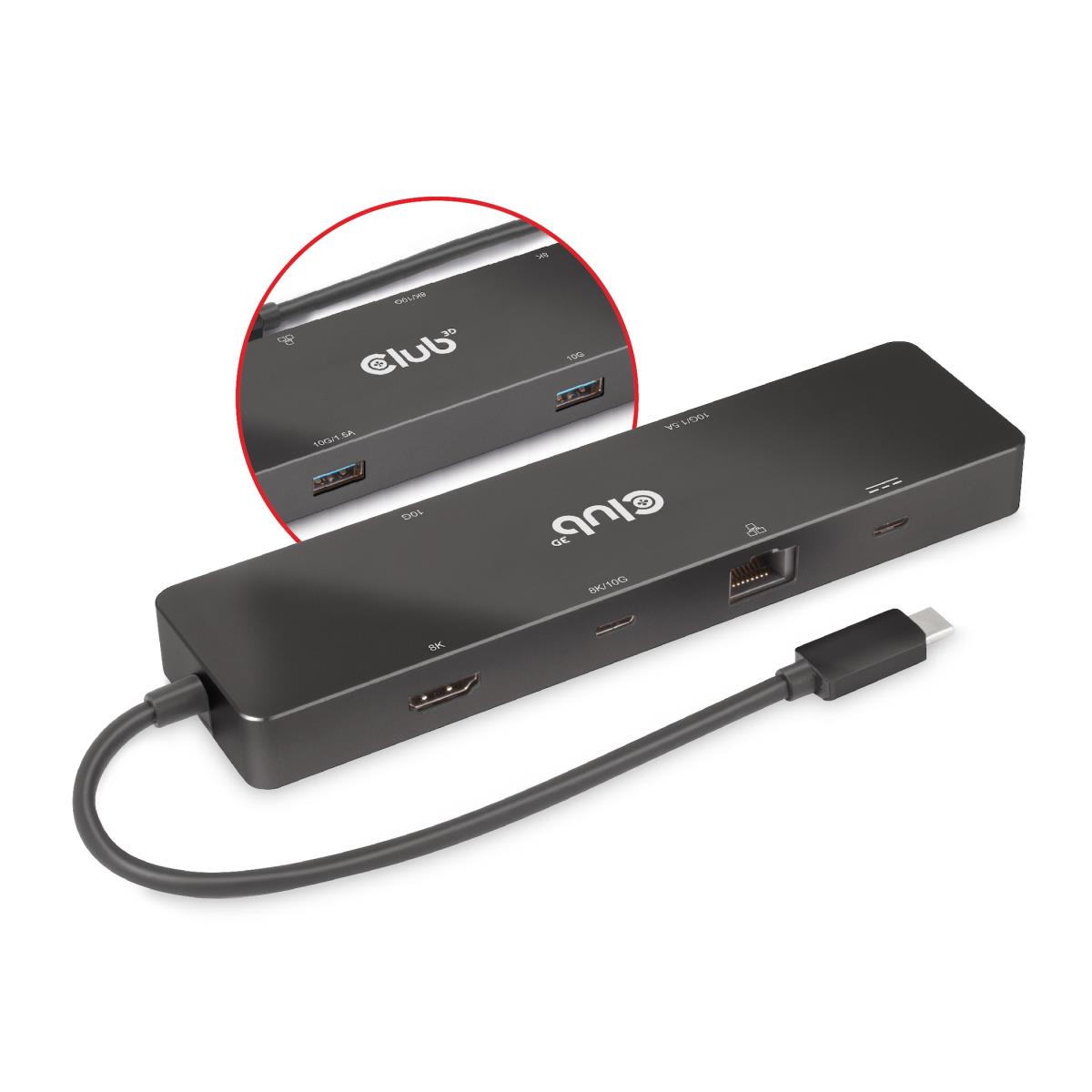 EU Product - Dockingstation - USB Typ C 6-in-1 MST Dual 4K60Hz - Digital - Digital/Display/Video thumbnail