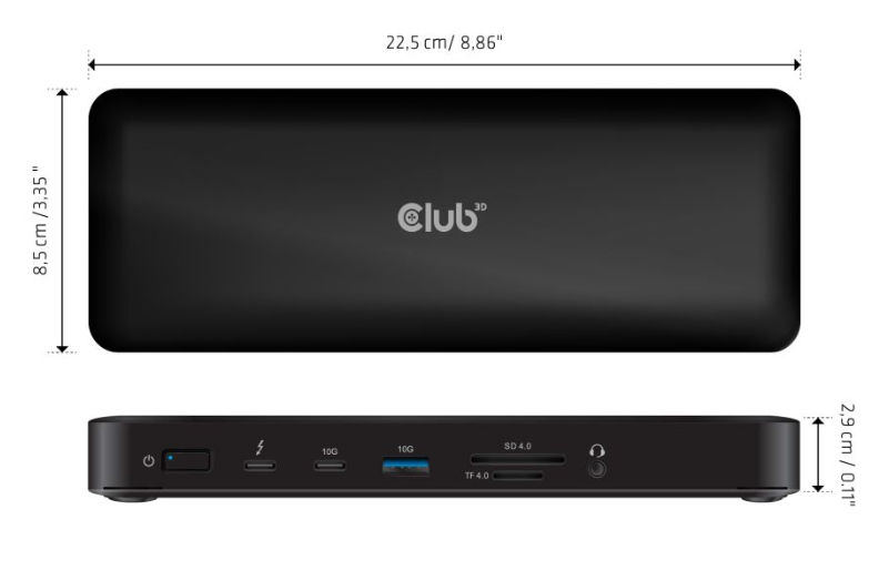 EU Product - Thunderbolt 4 16-in-1 Quadra 4 Displays Dockingstation thumbnail