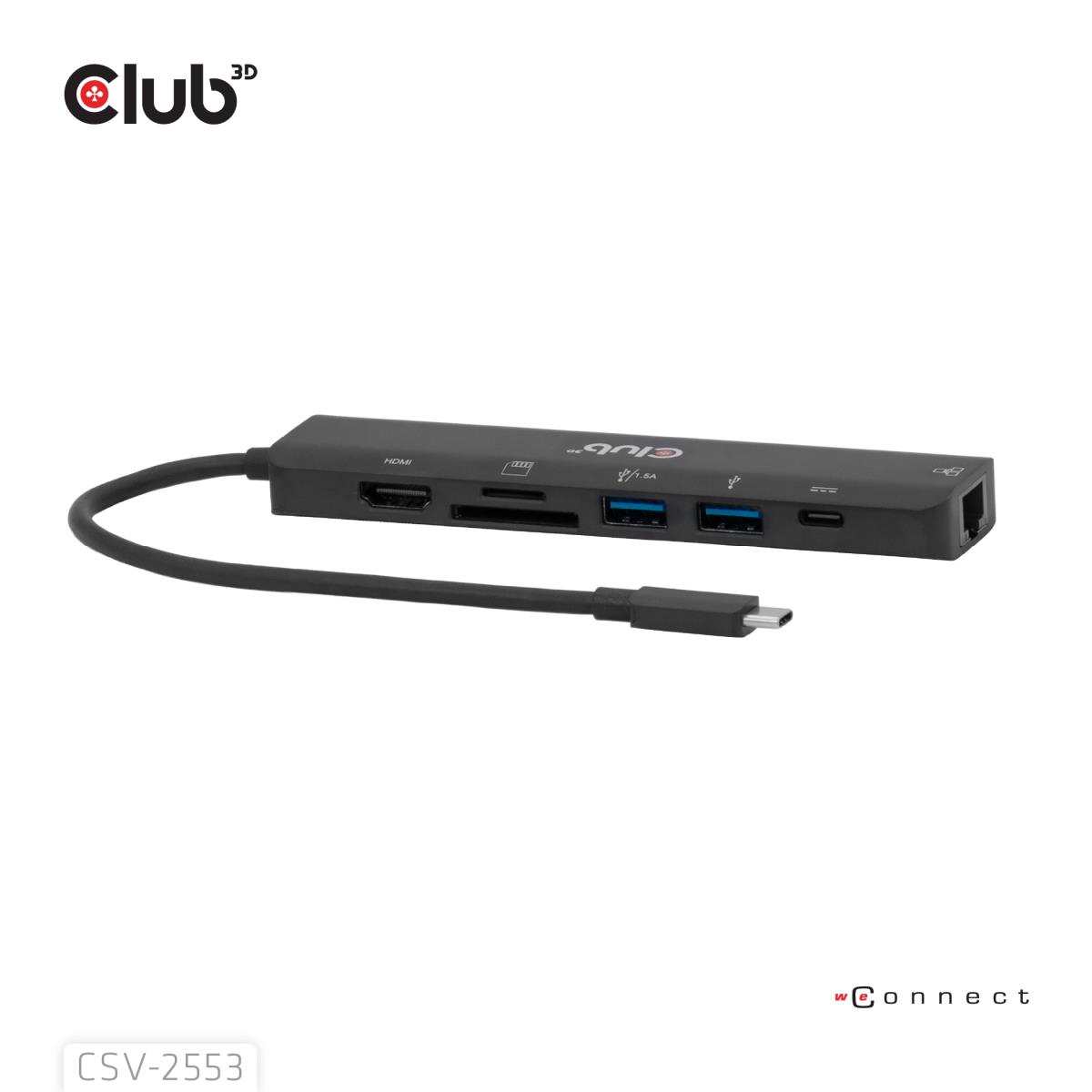 EU Product - Dockingstation - 7 in 1 Hub Usb-C* thumbnail